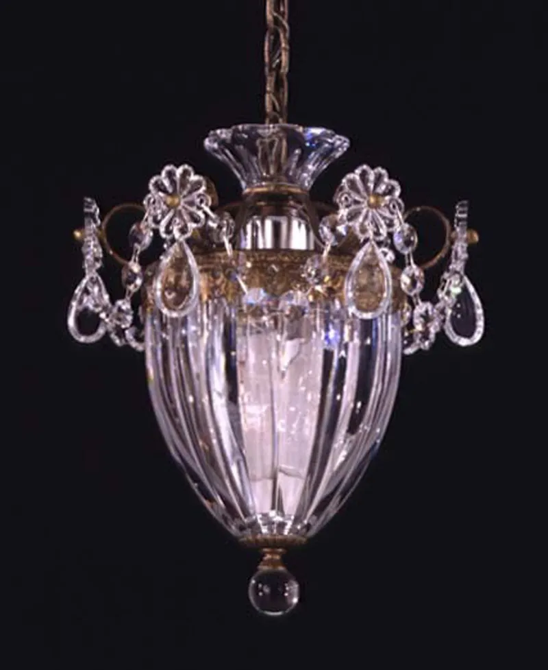 Bagatelle 1 Light 8 inch Etruscan Gold Mini Pendant Ceiling Light in Heritage