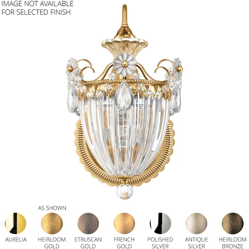 Bagatelle 1 Light 10.5 inch Polished Silver Wall Sconce Wall Light in Radiance