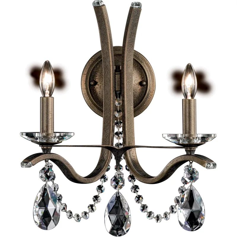Vesca 2 Light 9 inch White Wall Sconce Wall Light in Heritage