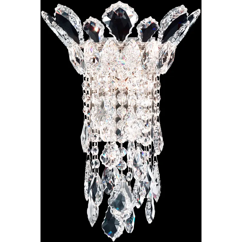 Trilliane Strands 2 Light 7.5 inch Polished Stainless Steel Wall Sconce Wall Light in Radiance