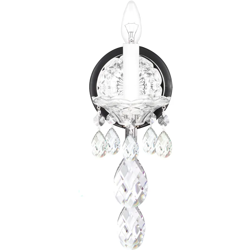 Sterling 1 Light 8 inch Polished Silver Wall Sconce Wall Light in Heritage