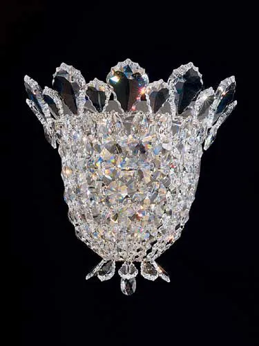 Trilliane 3 Light 6 inch Silver Wall Sconce Wall Light in Heritage