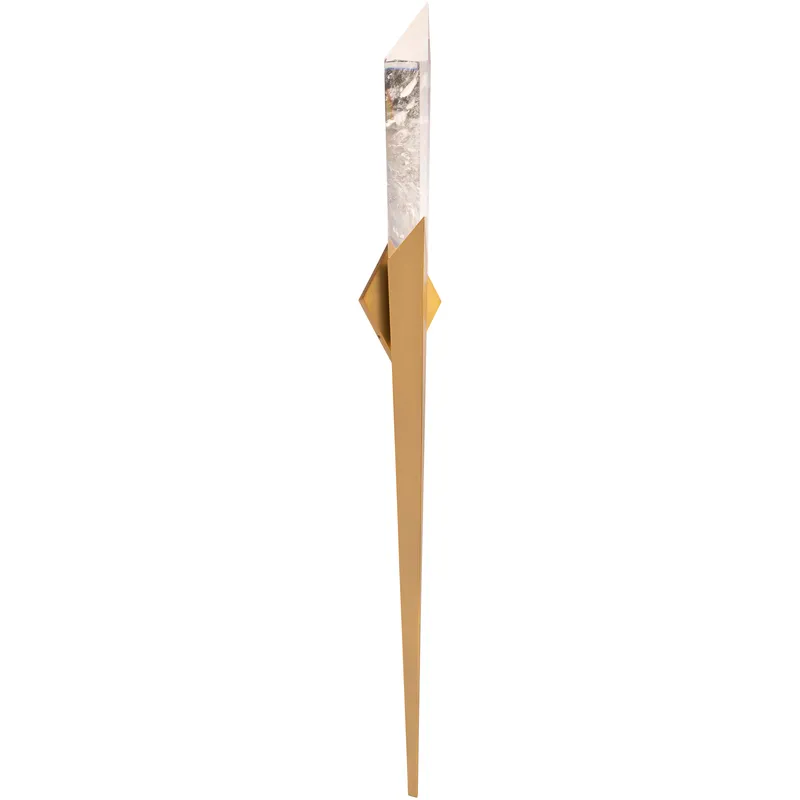 Beyond Solitude LED 6.6 inch Aged Brass Wall Sconce Wall Light, Beyond