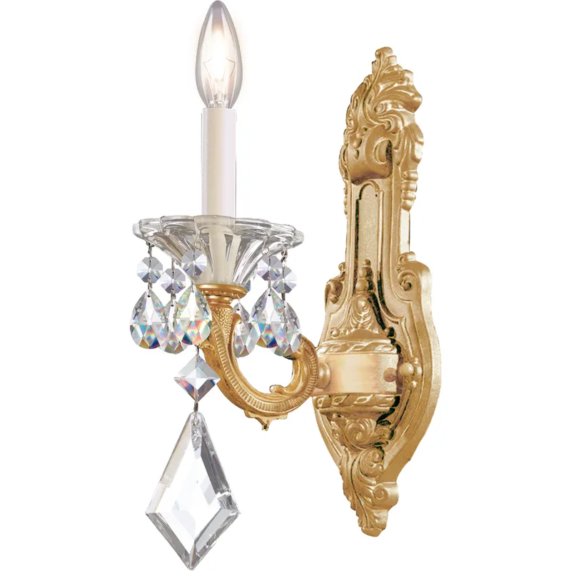La Scala 1 Light 8 inch Parchment Gold Wall Sconce Wall Light