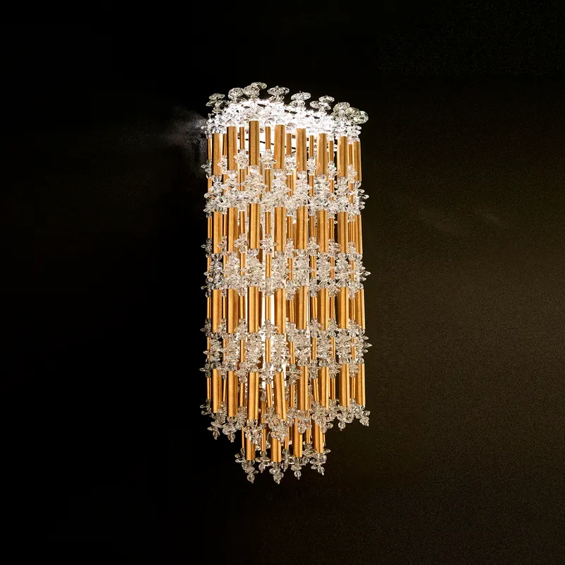Signature Tahitian LED 4.6 inch Heirloom Gold Wall Sconce Wall Light, Schonbek Signature