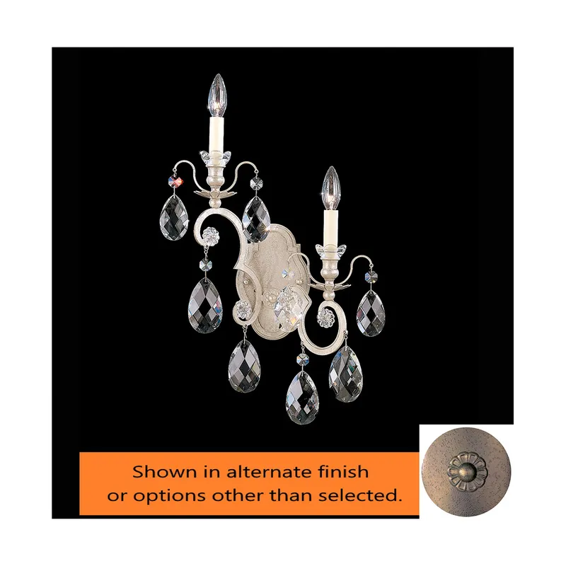 Renaissance 2 Light 4.5 inch Etruscan Gold Wall Sconce Wall Light in Heritage, Left