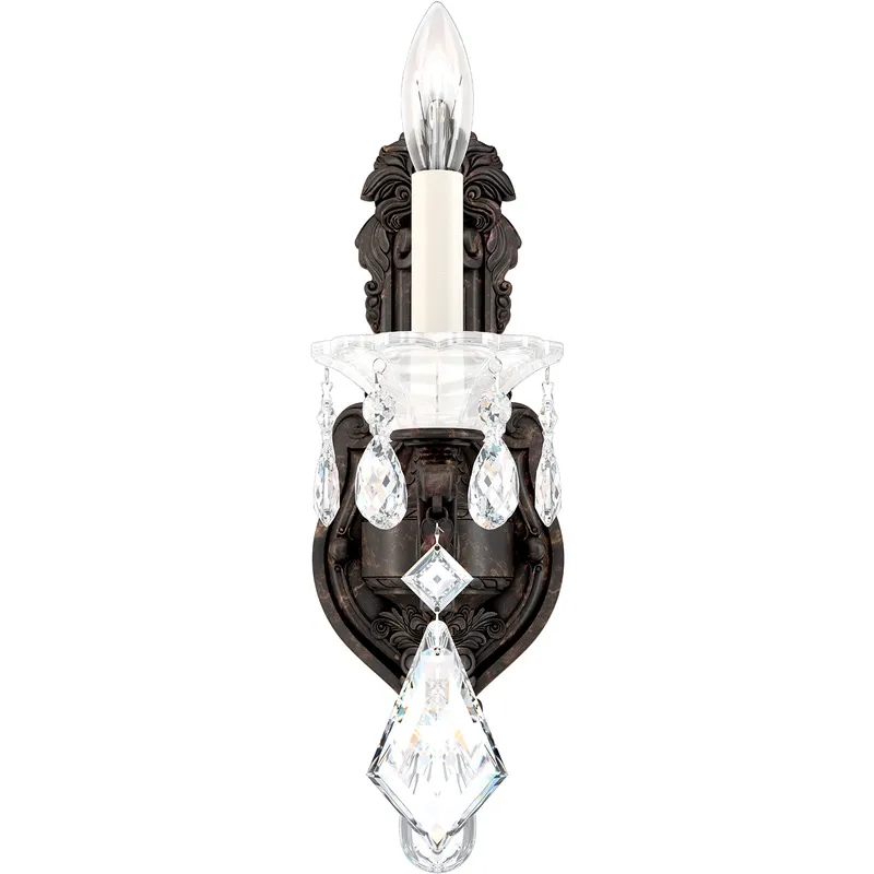 La Scala 1 Light 8 inch Heirloom Bronze Wall Sconce Wall Light in Radiance