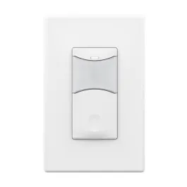 SensorWorx Wall Switch Sensor - PIR - Manual On - Stand Alone - 12-24V - White