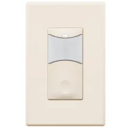 SensorWorx Wall Switch Sensor - PIR + Daylight Detection - Auto On - Stand Alone - 12-24V - Ivory