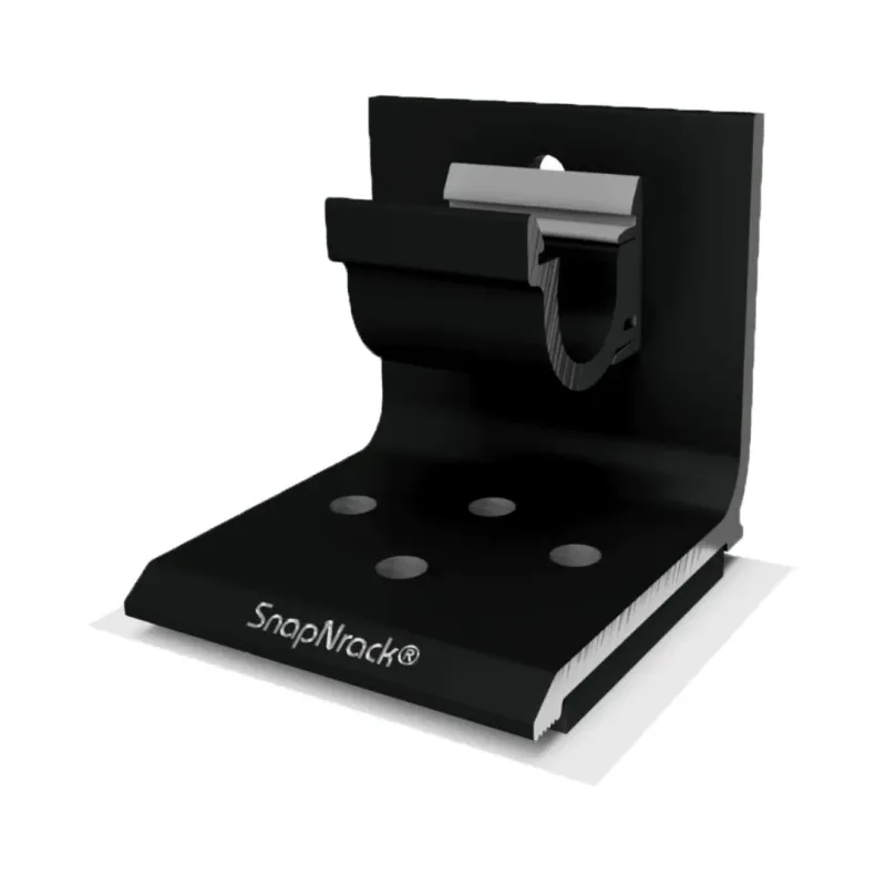 SnapNrack Ultra Rail – Ultra Foot Deck – Black