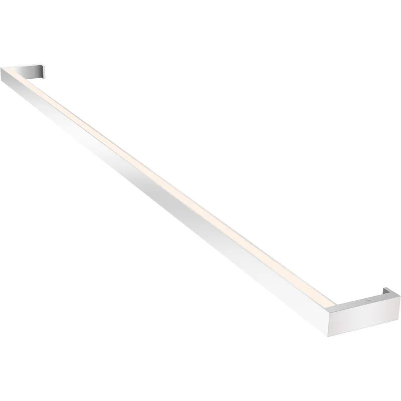 Thin-Line LED 48 inch Bright Satin Aluminum Wall Bar Wall Light in 4ft., 3000K