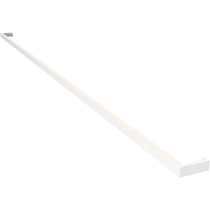 Thin-Line LED 96 inch Satin White Wall Bar Wall Light in 8ft., 3000K