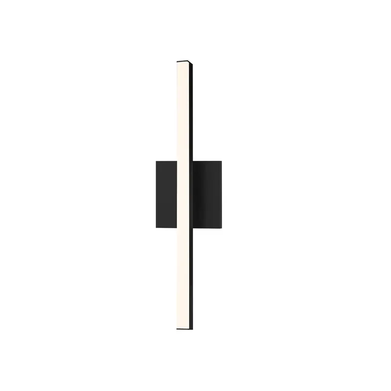 Stix LED 0.75 inch Satin Black Vanity Light Wall Light