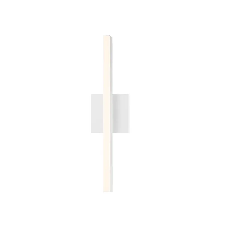 Stix LED 0.75 inch Satin White Vanity Light Wall Light