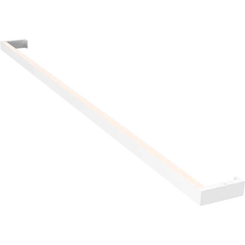 Thin-Line LED 48 inch Satin White Wall Bar Wall Light in 4ft., 3000K