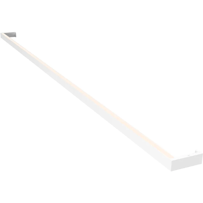 Thin-Line LED 72 inch Satin White Wall Bar Wall Light in 6ft., 3000K