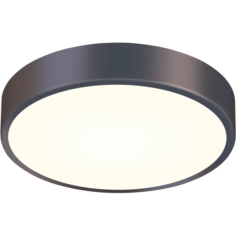 Pi LED 12 inch Black Bronze Surface Mount Ceiling Light