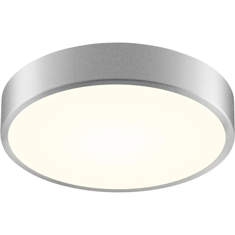 Pi LED 12 inch Bright Satin Aluminum Surface Mount Ceiling Light