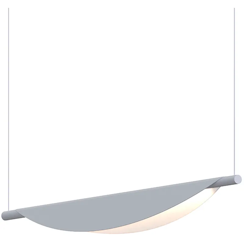 Tela LED 40 inch Dove Gray Pendant Ceiling Light