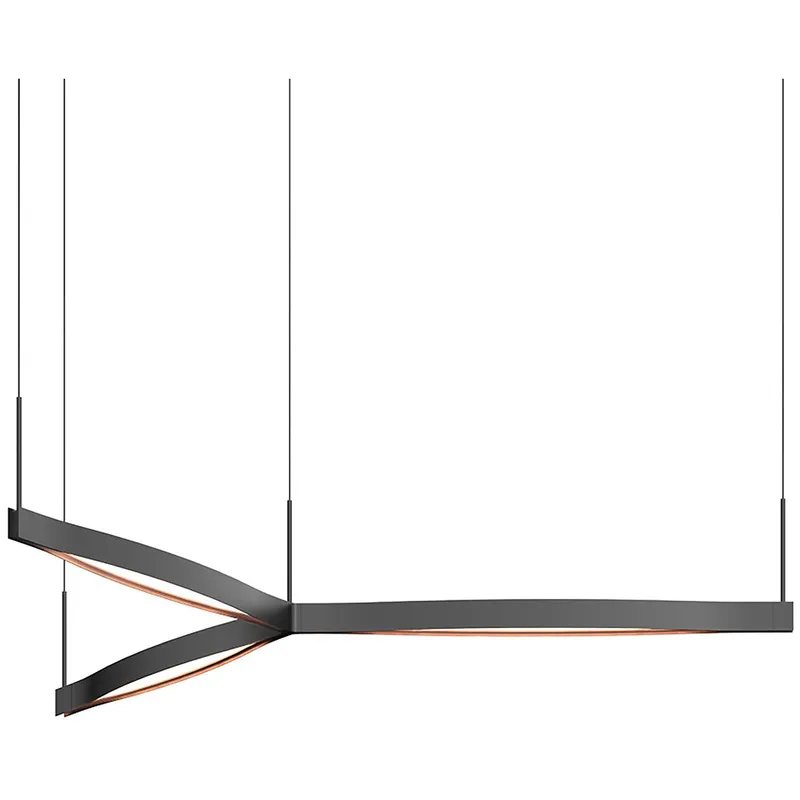 Ola LED 55 inch Satin Black Pendant Ceiling Light
