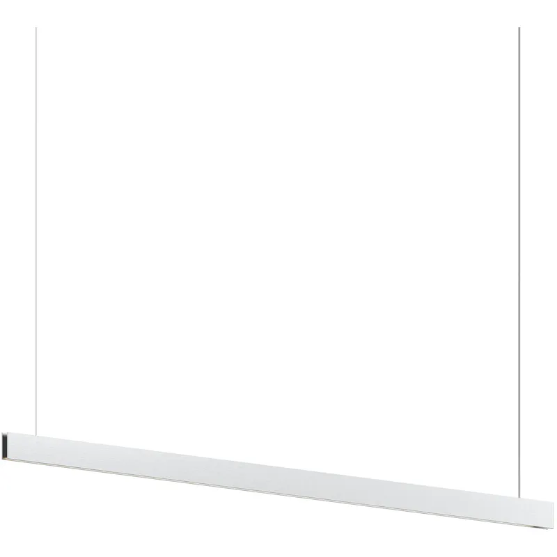 Lithe 1 Light 72 inch Natural Anodized Pendant Ceiling Light in Gloss White