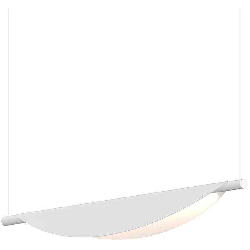 Tela LED 40 inch Satin White Pendant Ceiling Light