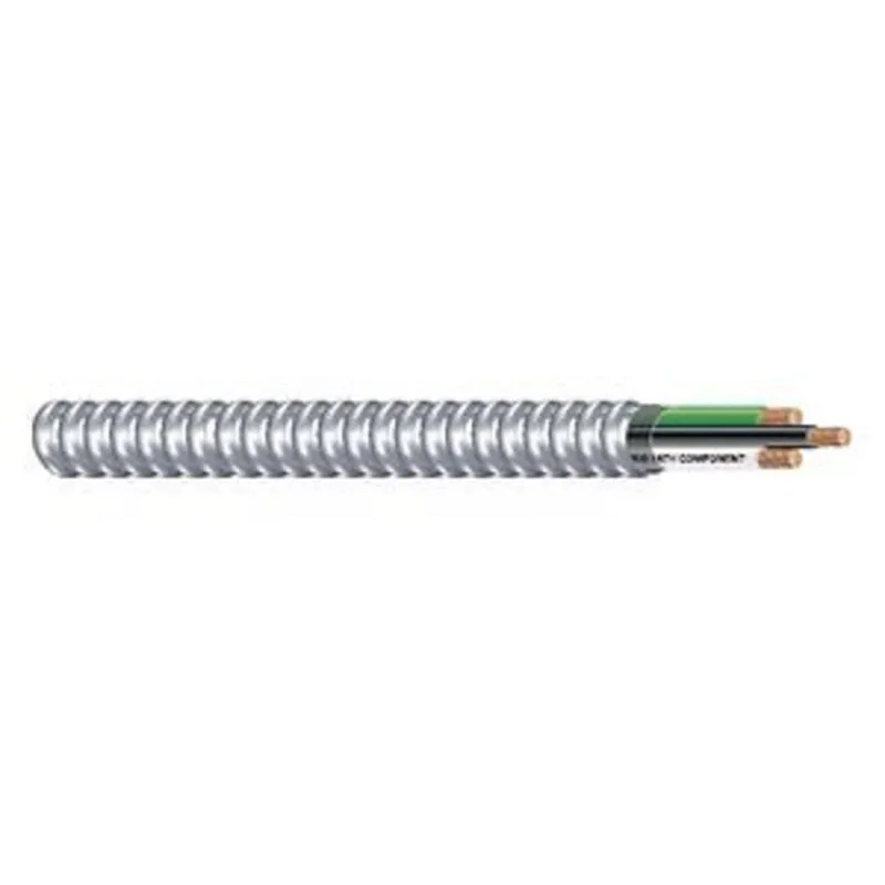 12/2 MC Cable, Solid, Aluminum Flex, 2500'