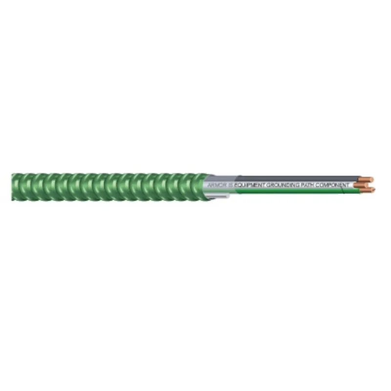 12/3 Type HCF MC-AP, Black/White w/Green Ground