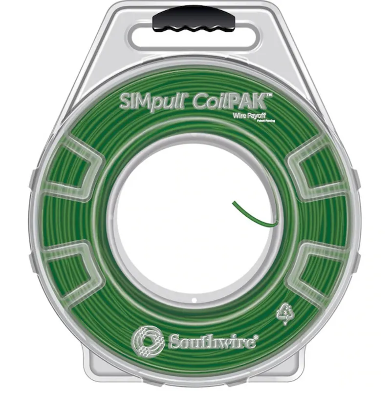 12 THHN/THWN-2 SOL Copper, Green, 1000' CoilPak