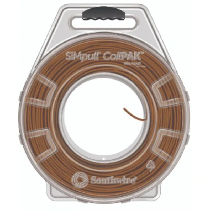 12/2 THHN/THWN-2 STR Copper, Brown/Gray-Brown Stripe, 1000' CoilPak