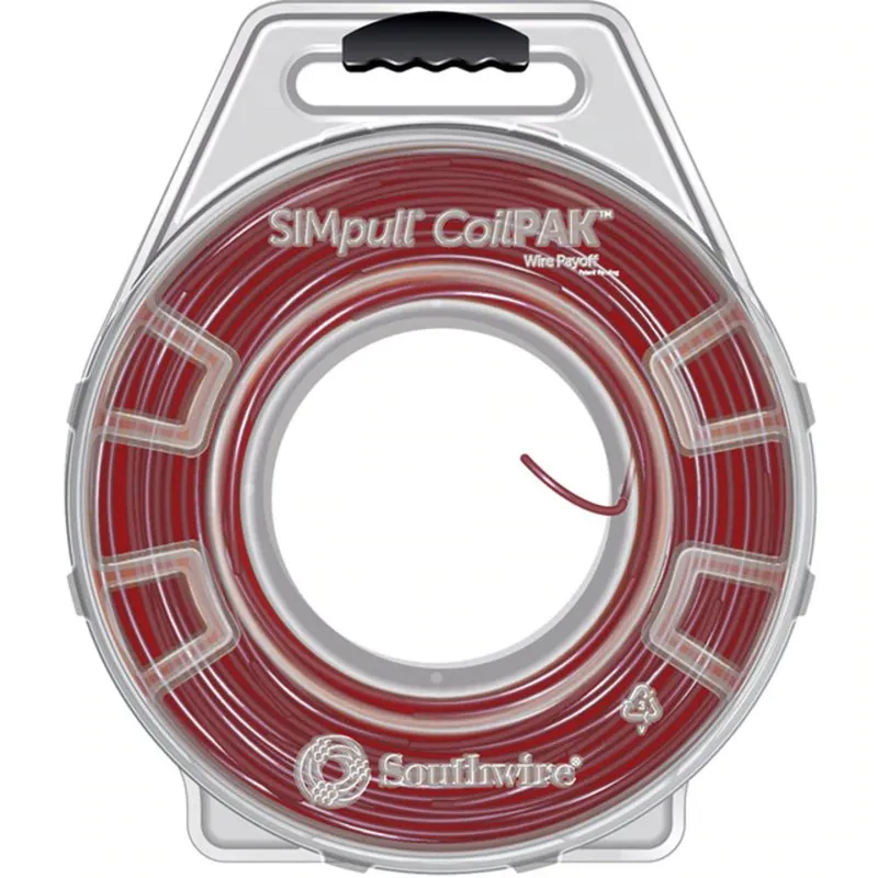 10/2 THHN/THWN-2 STR Copper, Red/White-Red Stripe, 600' CoilPak