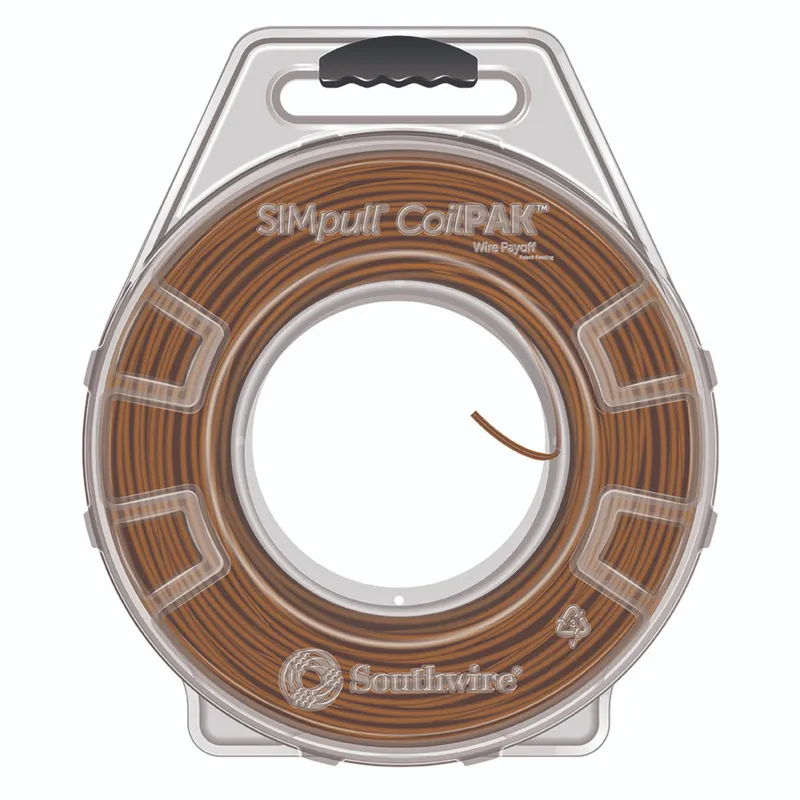 12/3 THHN/THWN-2 SOL Copper, Brown/Gray/Green, 600' CoilPak