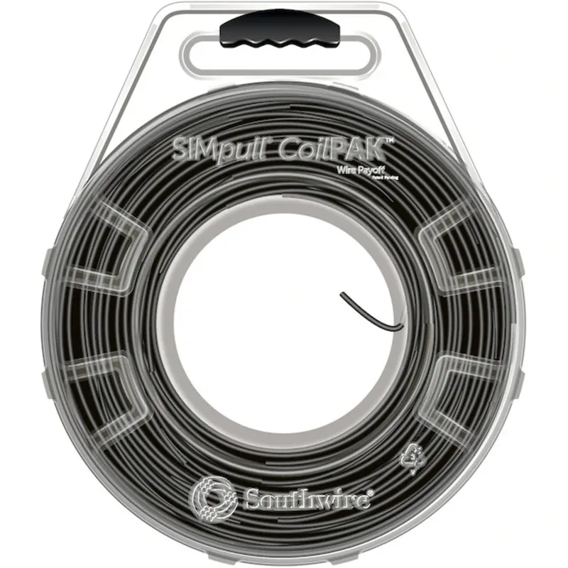 12/2 THHN/THWN-2 SOL Copper, Red/White-Red Stripe, 1000' CoilPak