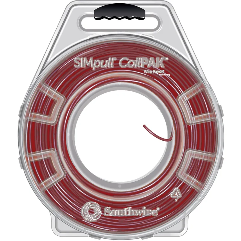 12 AWG THHN/THWN-2, Stranded, Red, CoilPak
