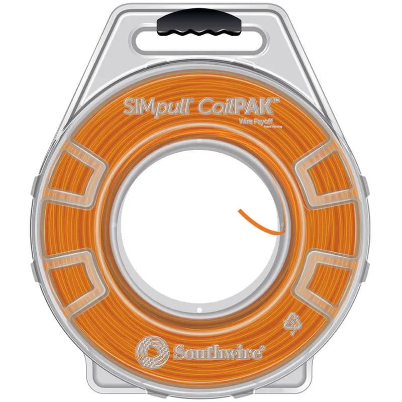 10 THHN/THWN-2 STR Copper, Orange, 1250' CoilPak
