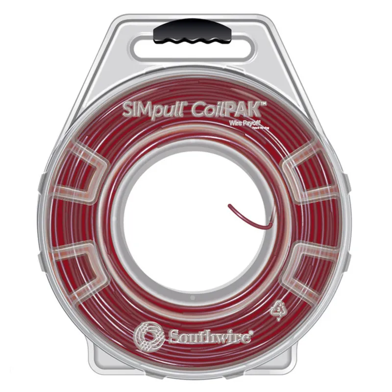 12 THHN/THWN-2 STR Copper, Red, 1000' CoilPak