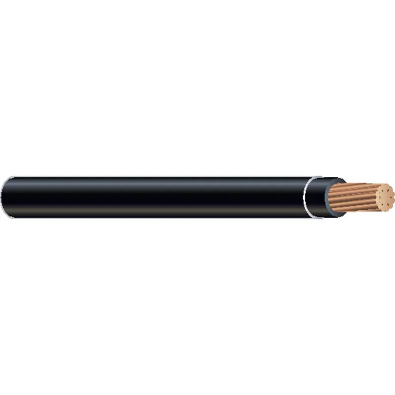 3/0 XHHW Stranded Copper, Black, 1000'