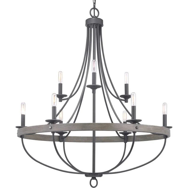 Gulliver 9 Light 35.25 inch Graphite Chandelier Ceiling Light