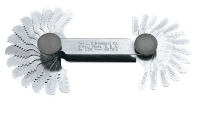 L.S. Starrett 50589 156M Screw Pitch Gage