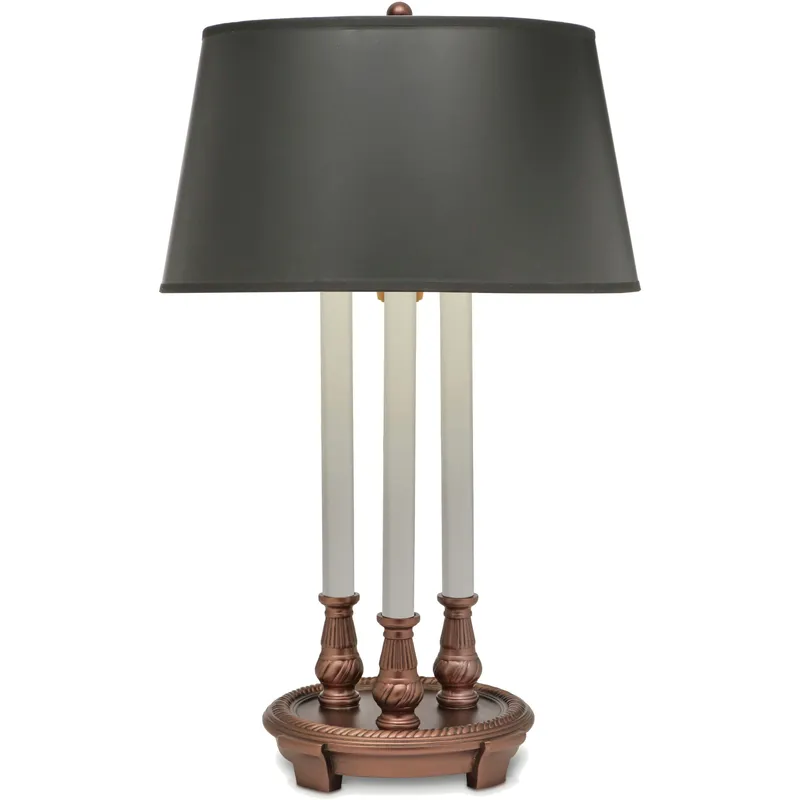 Ellie 27 inch Antique Old Bronze Desk Lamp Portable Light