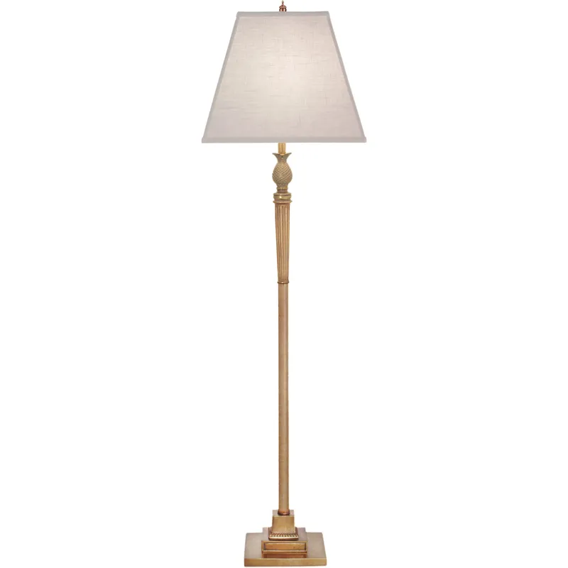 Ellie 63 inch 150 watt Polished Honey Brass Floor Lamp Portable Light