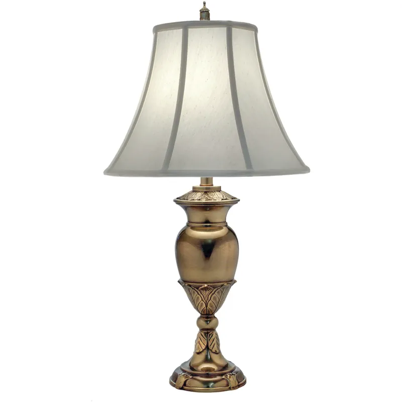 Ellie 31 inch 150 watt Burnished Brass Table Lamp Portable Light