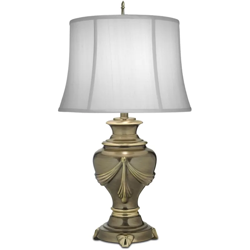 Ellie 31 inch 150 watt Roman Bronze Table Lamp Portable Light
