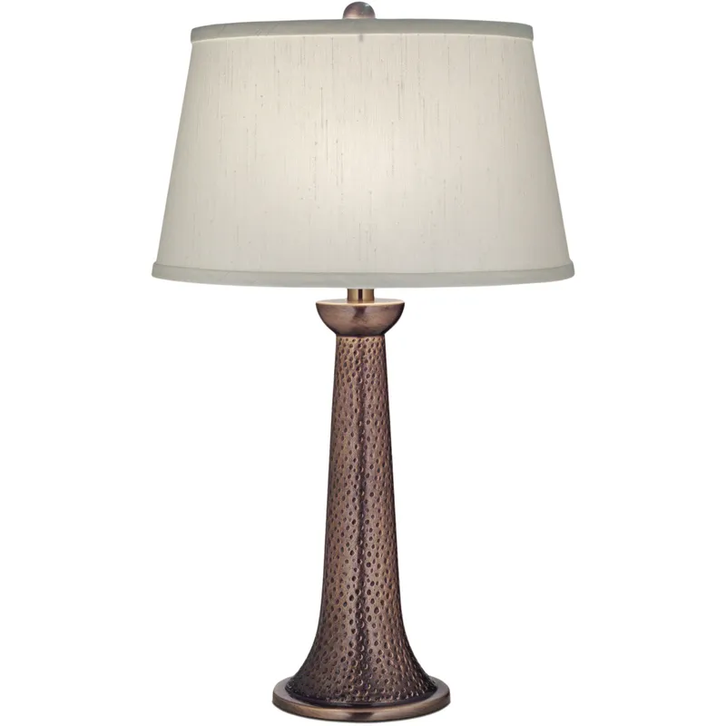 Ellie 26 inch 150 watt Antique Copper Table Lamp Portable Light