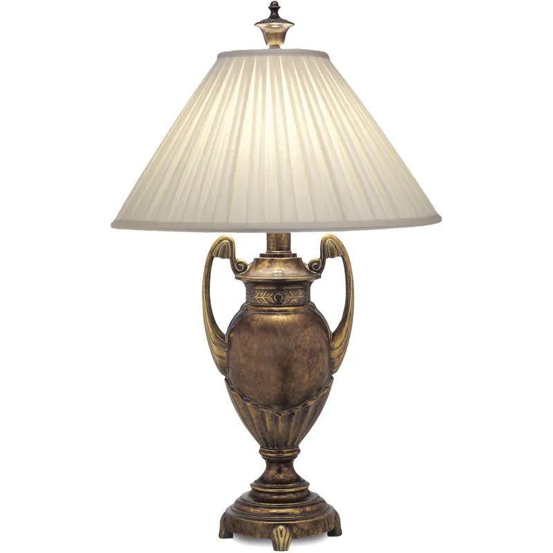 Ellie 33 inch 150 watt Tortoise Shell Table Lamp Portable Light