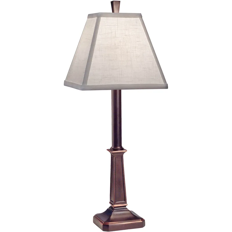 Ellie 22 inch 75 watt Oxidized Bronze Buffet Lamp Portable Light, Square