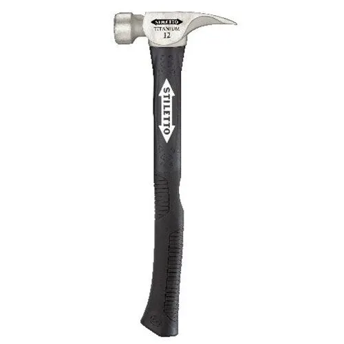 Stiletto 12 oz Milled Hammer Curved With Fiberglass Handle