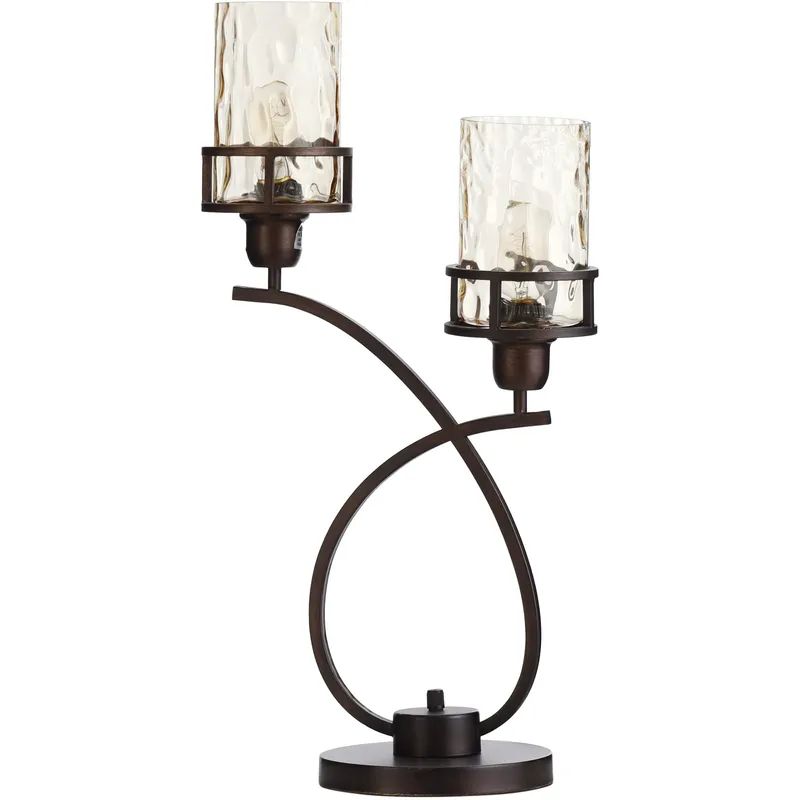 Signature 26 inch 40 watt Bronze Table Lamp Portable Light