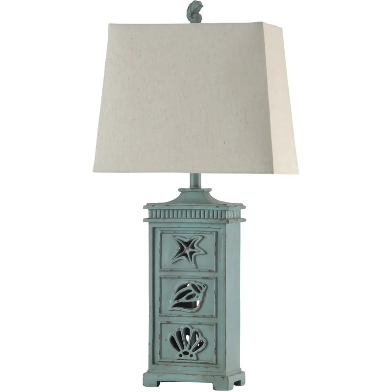 Signature 33 inch 100 watt River Crest Table Lamp Portable Light