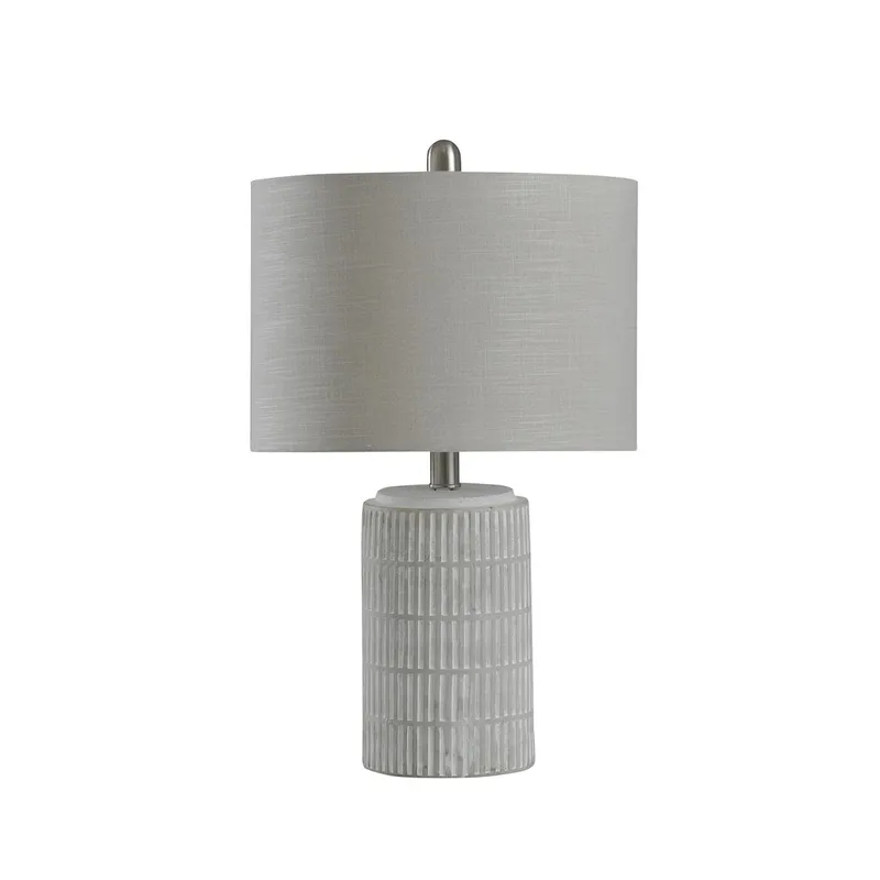 Joni 21 inch 60 watt Distressed Gray and White Table Lamp Portable Light